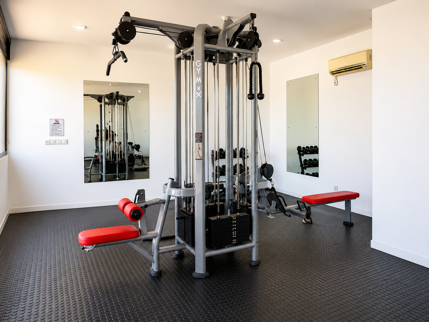 Fitness room at Sky Studio
